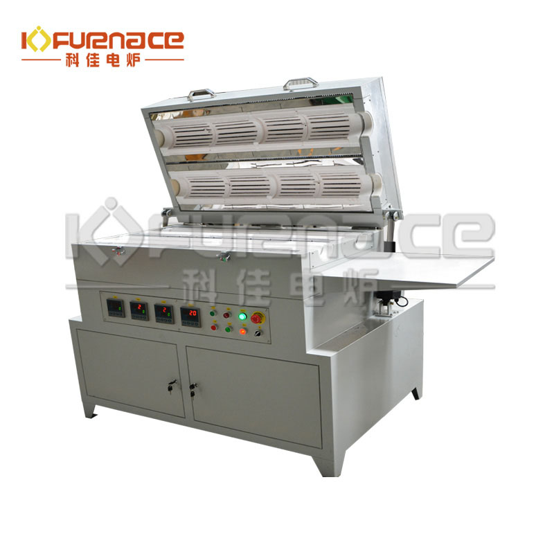 雙爐管四溫區(qū)管式爐