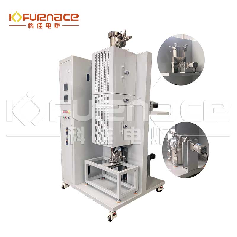 （連續(xù)進出料）雙溫區(qū)立式流化床