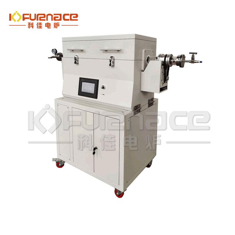 1200℃雙溫區(qū)旋轉(zhuǎn)管式爐