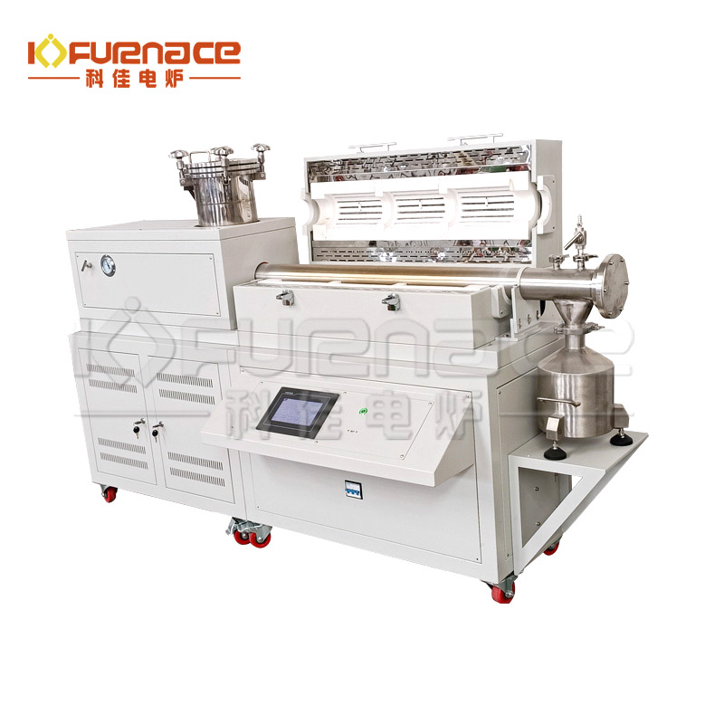 上進料三溫區(qū)旋轉(zhuǎn)管式爐